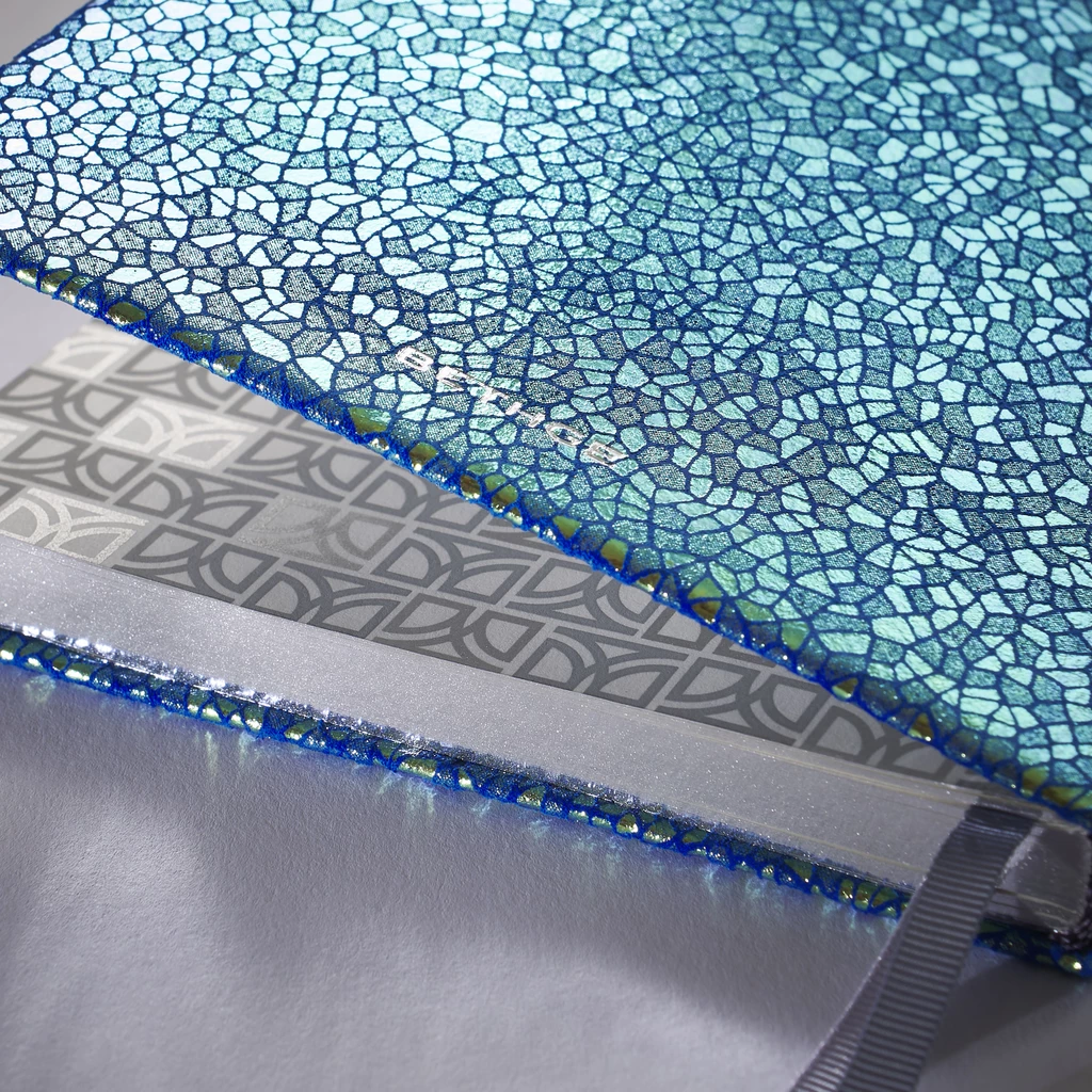 Weekly Planner Notes 2027 Acqua Leather