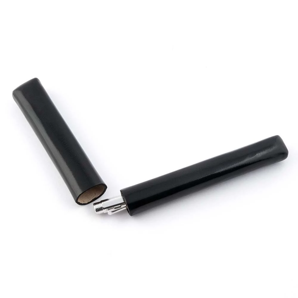 Pen Case for 1 Pen, leather, black
