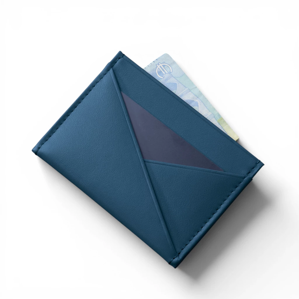 Credit Card Caddy Prussian Blue