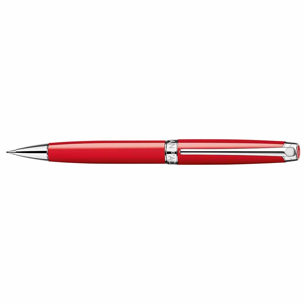 Caran d'Ache Léman Mechanical  Pencil, red silv./rhod.