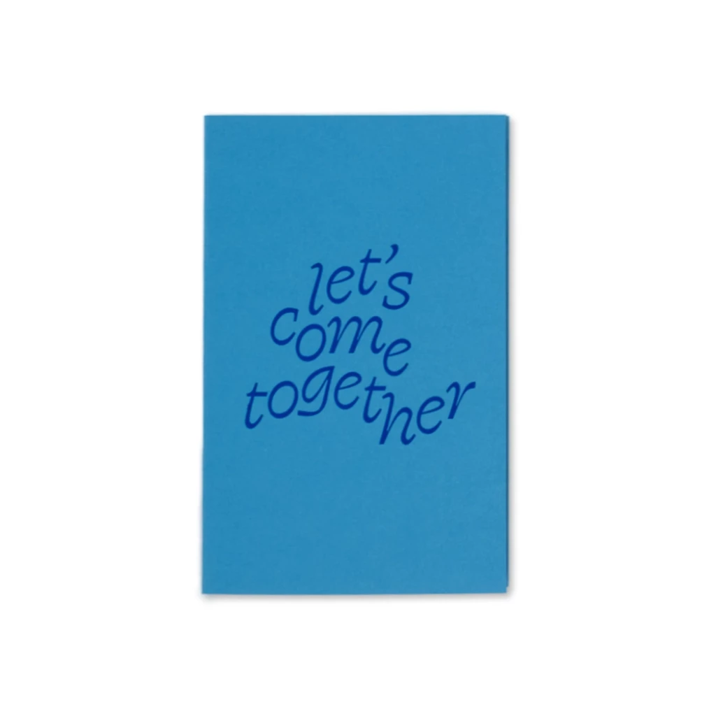 Greeting card set Let’s come together Mini with 5 folding cards