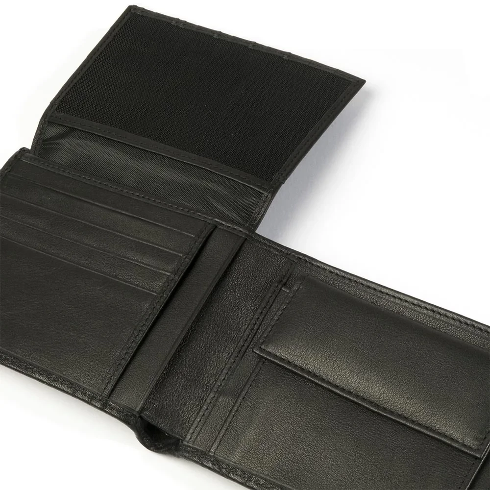Wallet & Coin Pocket, trifold, leather Granbury, black