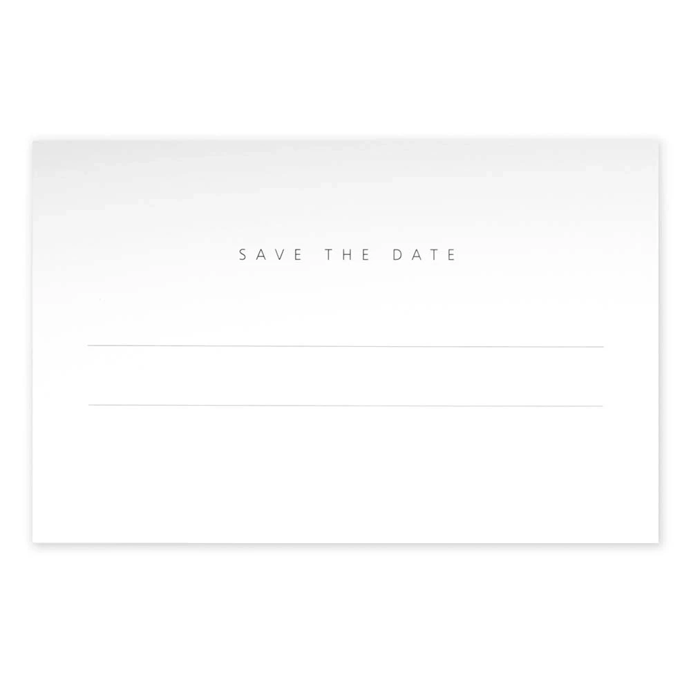 Greeting card save the date BlancBlanc