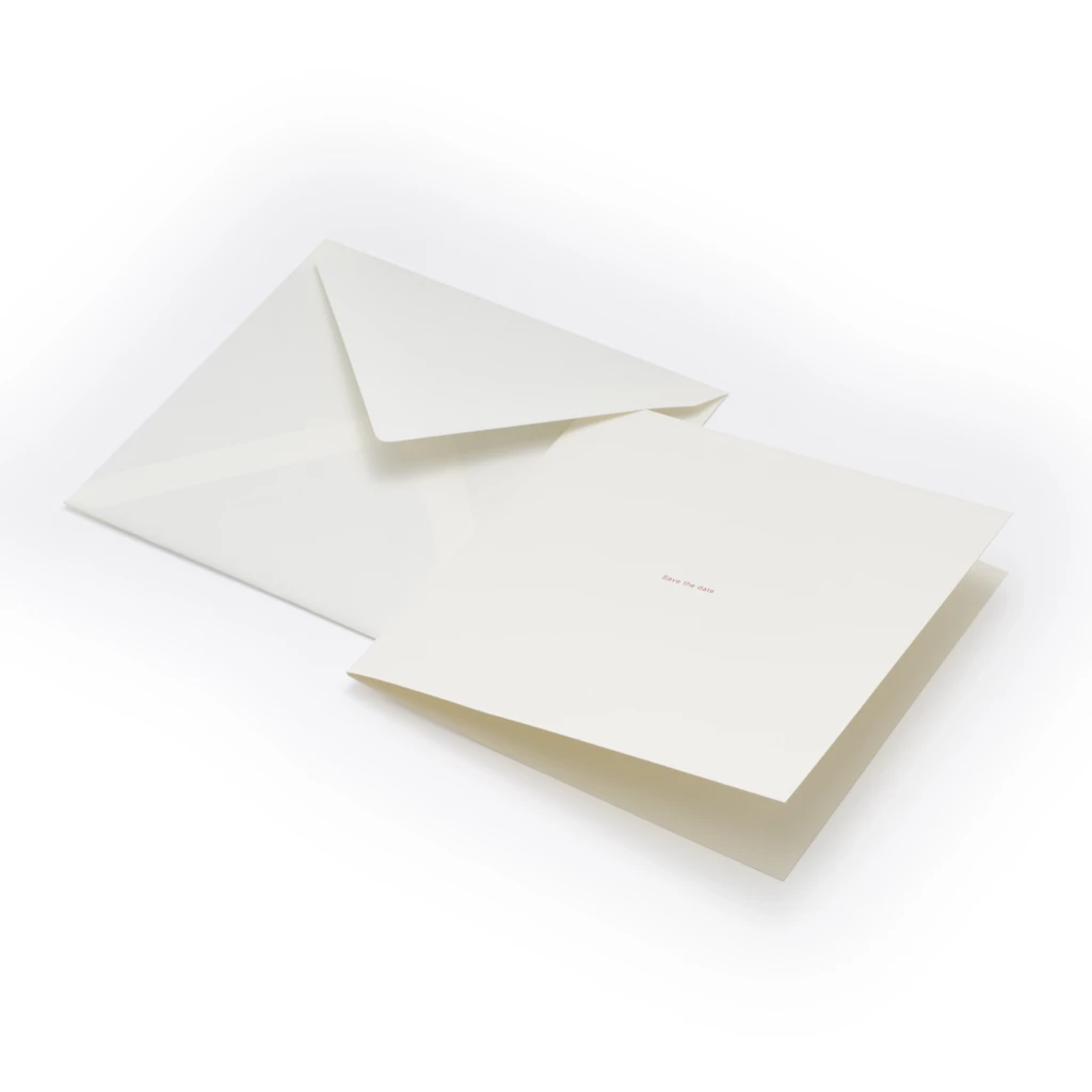 Invitation card Save the date Helvetica