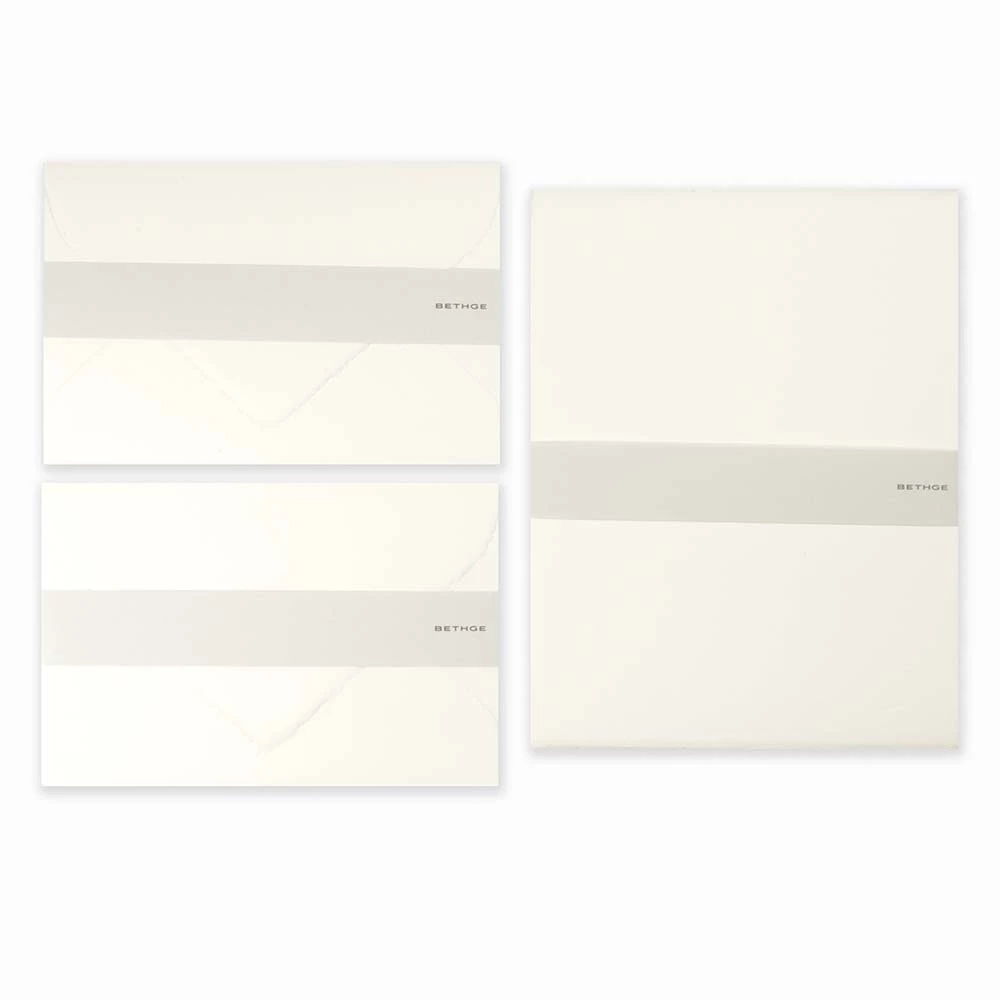Card set Diplomat, laid paper