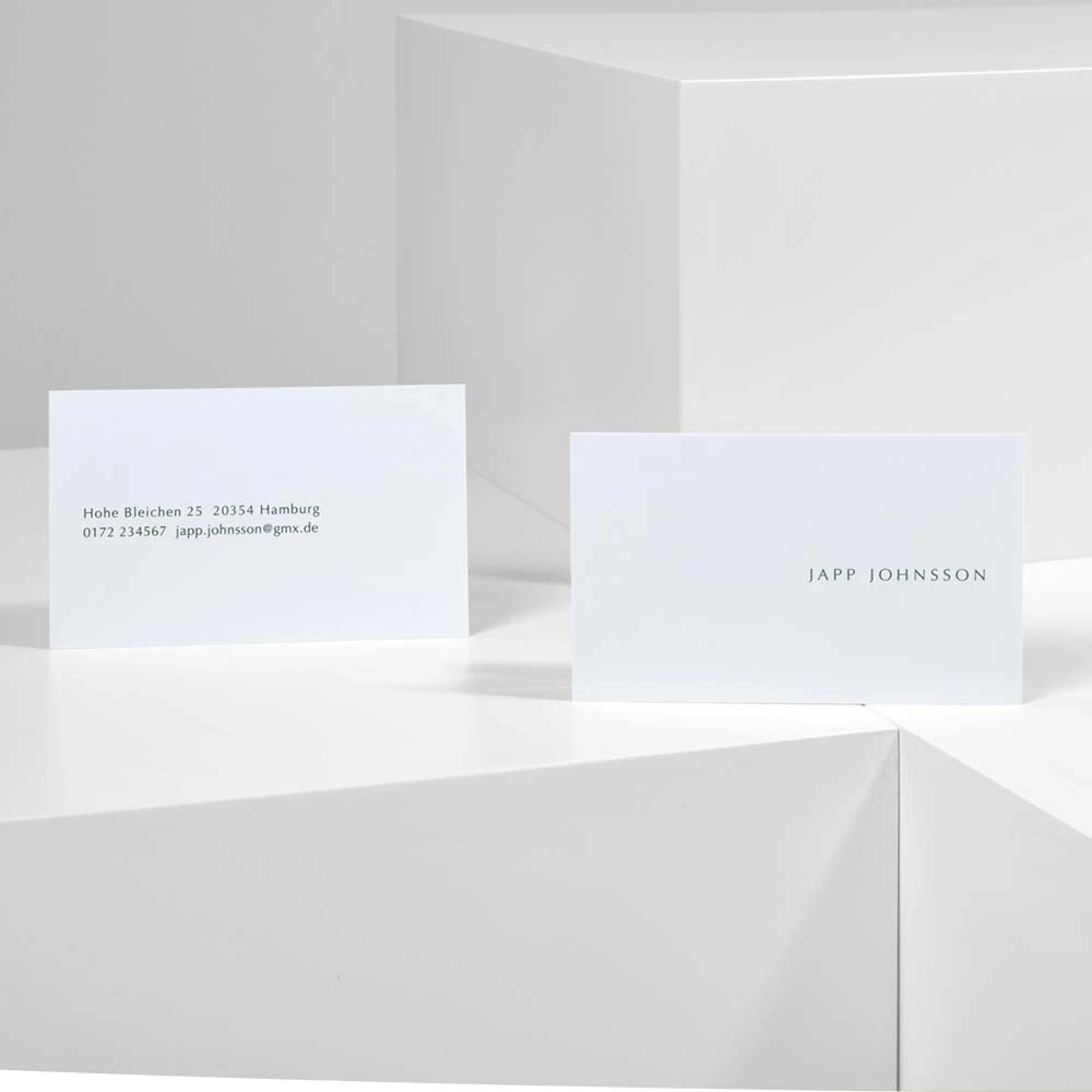 individuelle_visitenkarten_japp_johnson_1 100 custom business cards, Japp Johnson
