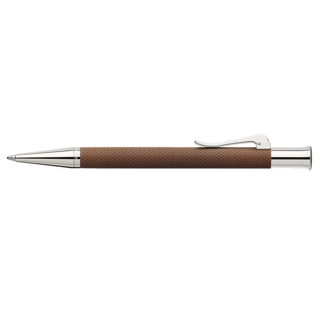 Graf von Faber-Castell Guilloche Cognac Twist Ballpoint Pen