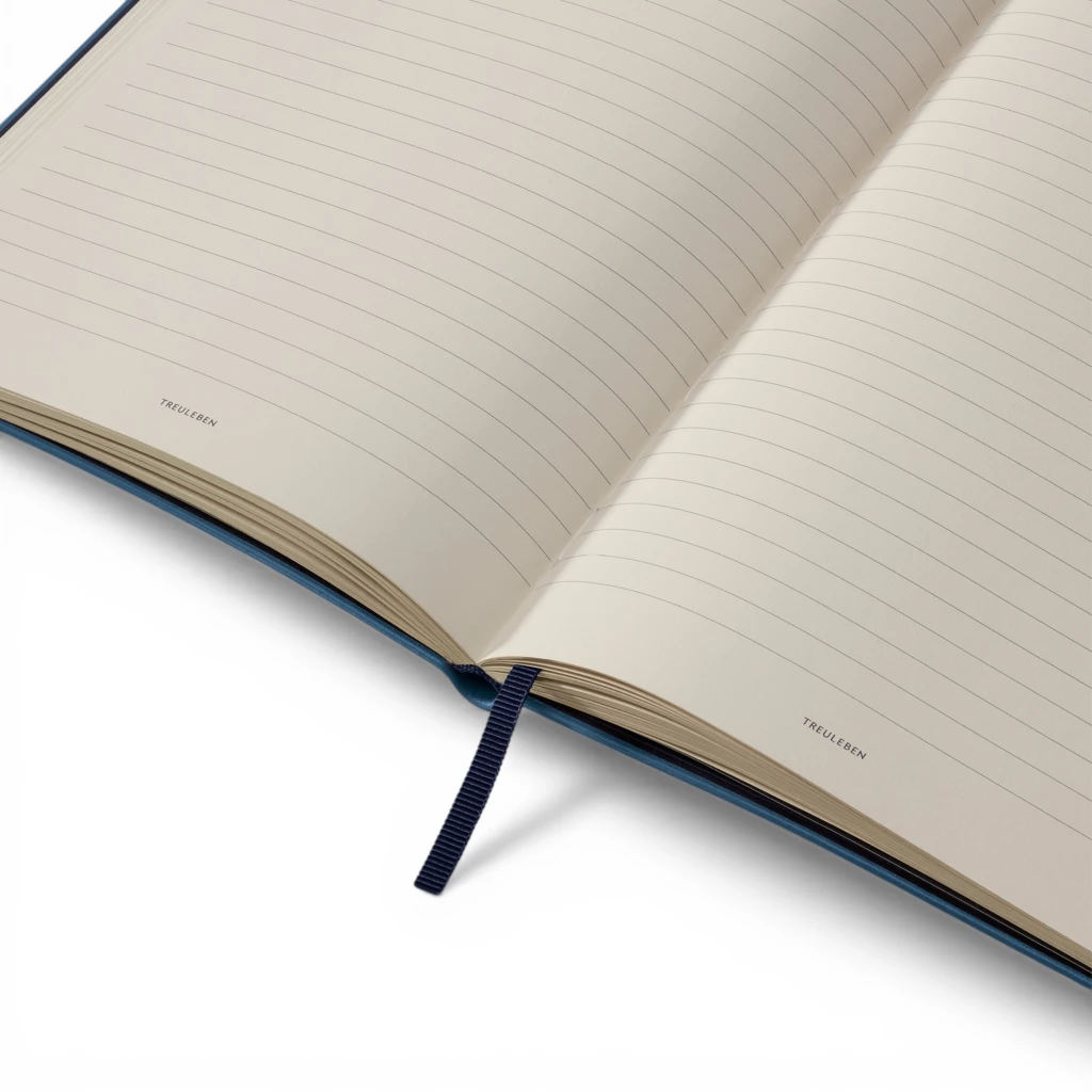 Journal L Notebook ruled Prussian Blue