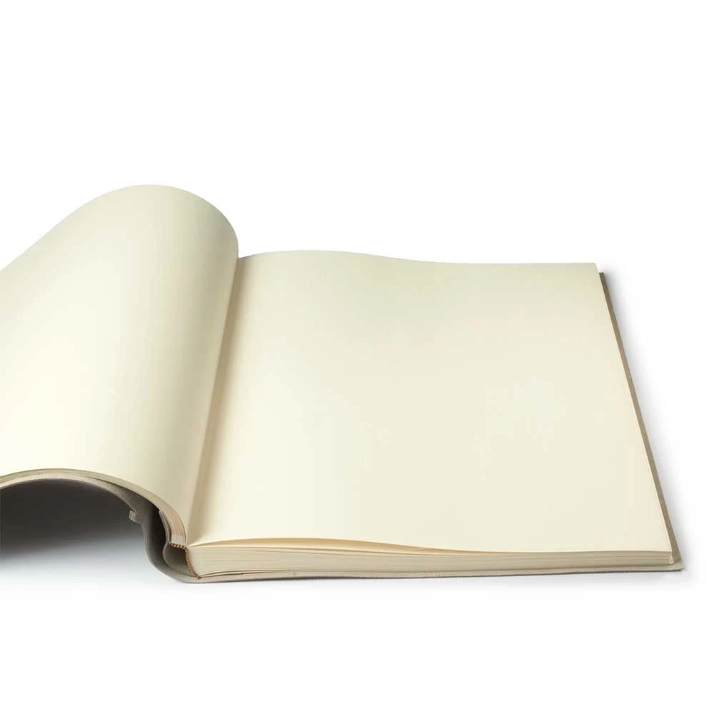Photo Album, 50 pages, leather cover, 45x45 cm, taupe
