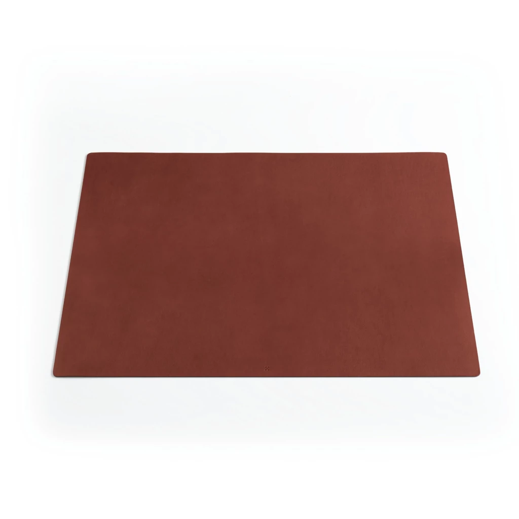 LEGENDÄR Desk Mat WRYTE, leather, brown