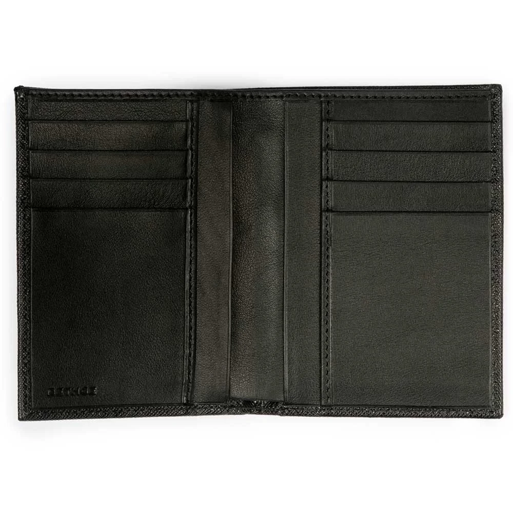 Slim Wallet, 8 cc, Saffiano leather, black