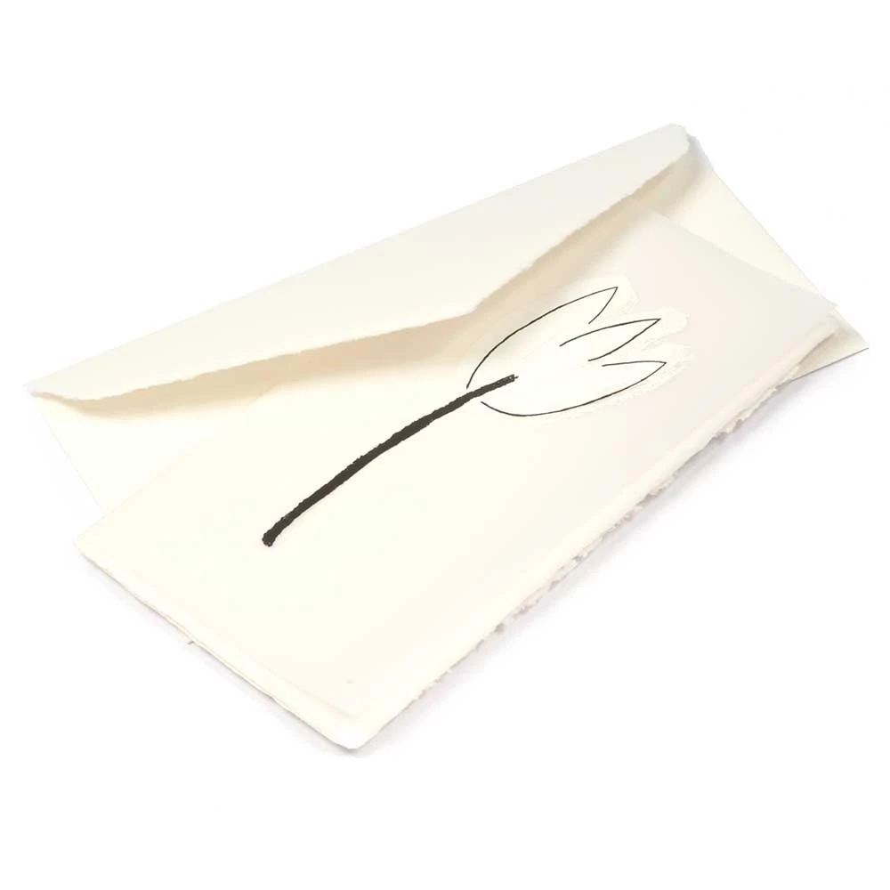 grusskarte_tulipa_buetten_1 Greeting card tulip laid paper