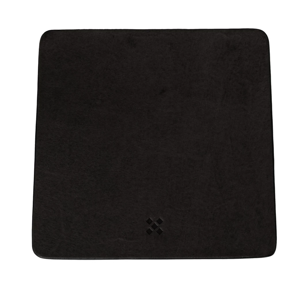 LEGENDÄR DRYNK Set of Coasters, leather, black