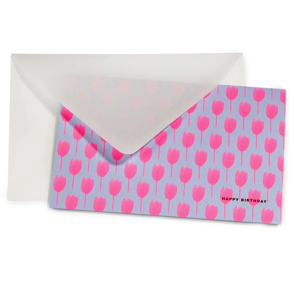 Field Post Birthday Greeting Card – Pink