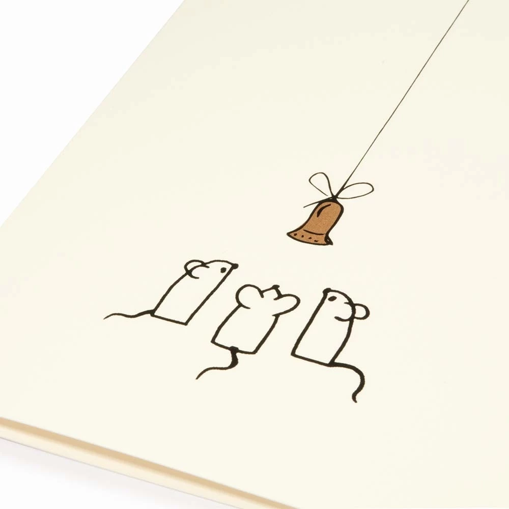 Christmas card mice