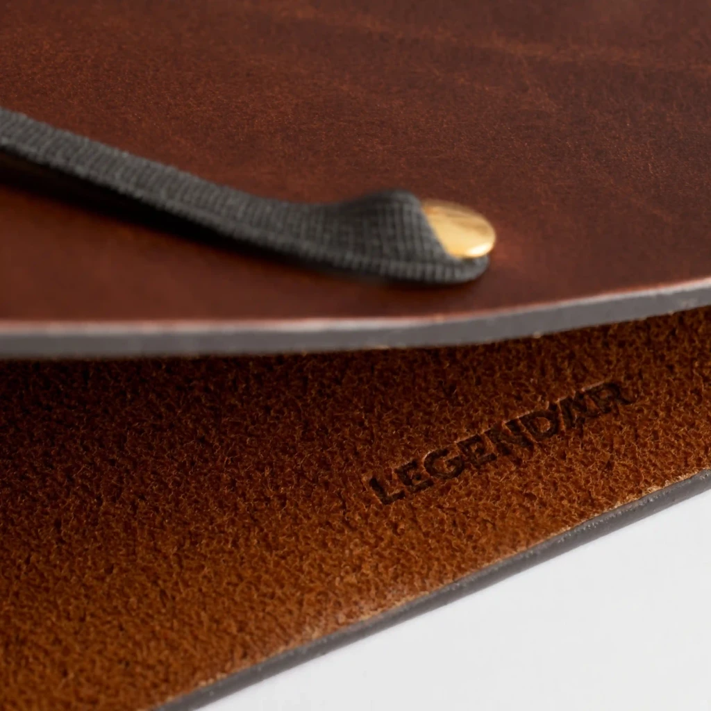 LEGENDÄR HYDE Presentation Folder, A4, leather, brown