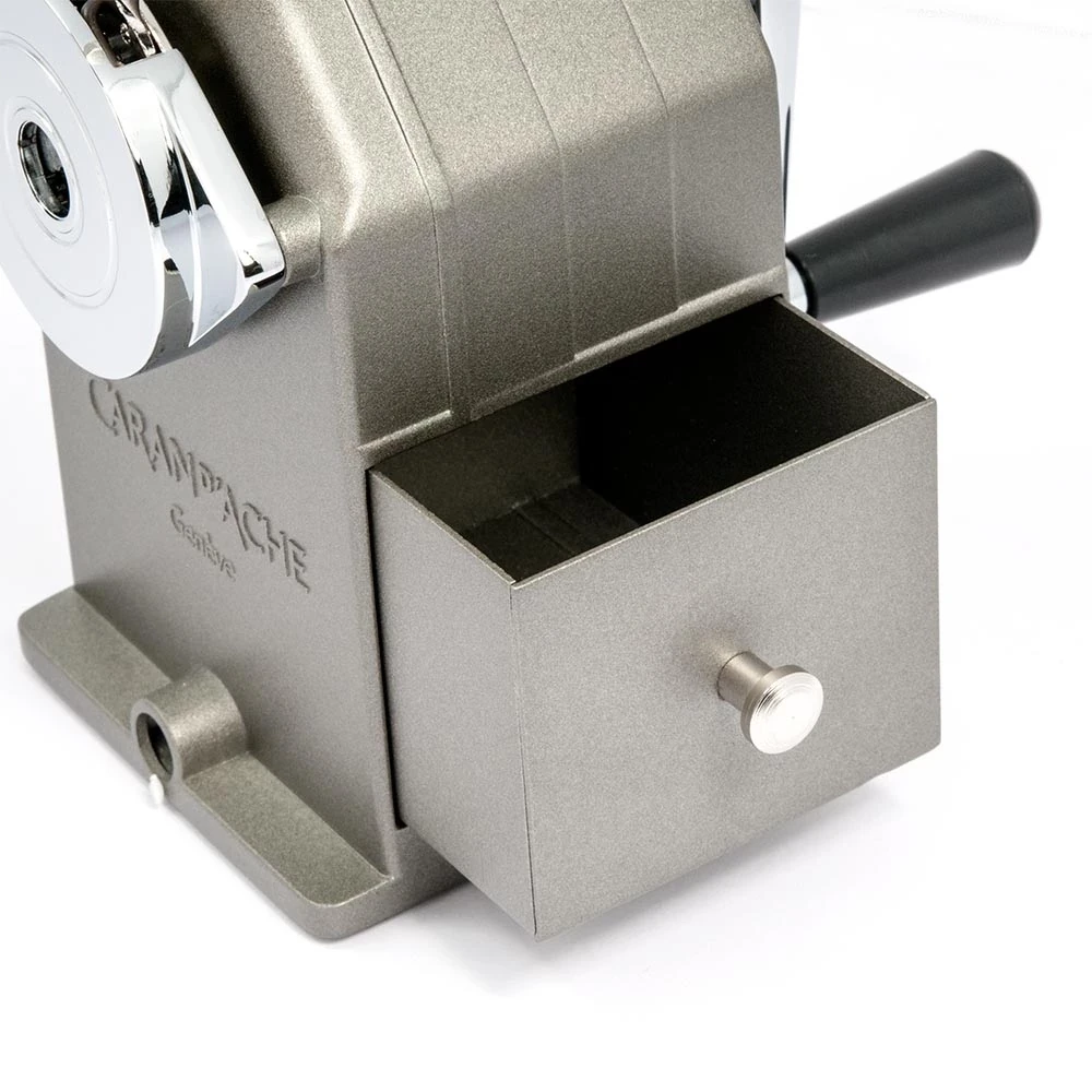 Caran d’Ache pencil sharpener 2000, metal
