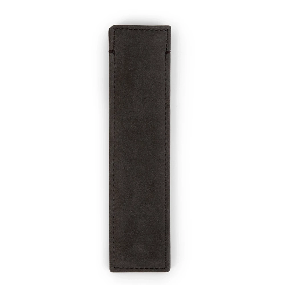 Pen Case for 1 Pen, leather wash, dark grey