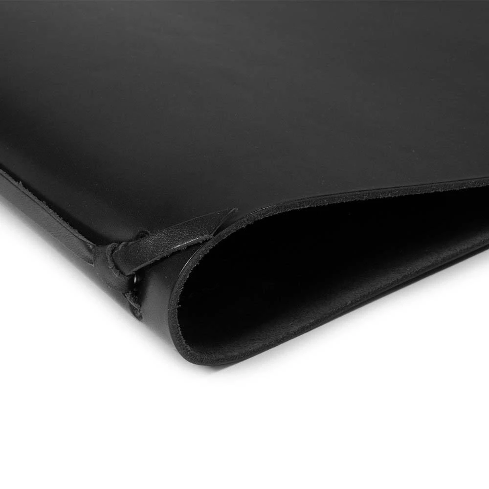 Ring Binder, A5, 4-ring mechanism, leather, black