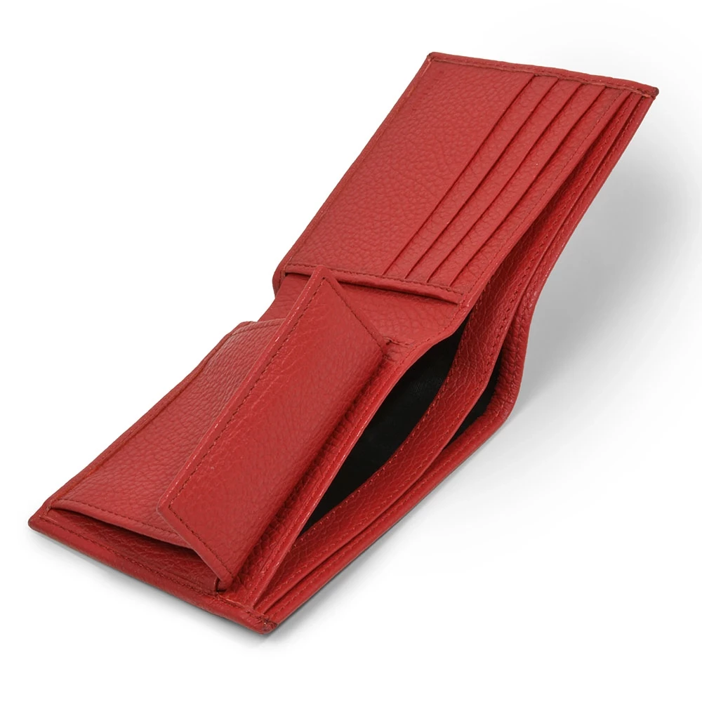 Wallet with Coin Pocket Adri,  leather, dark red