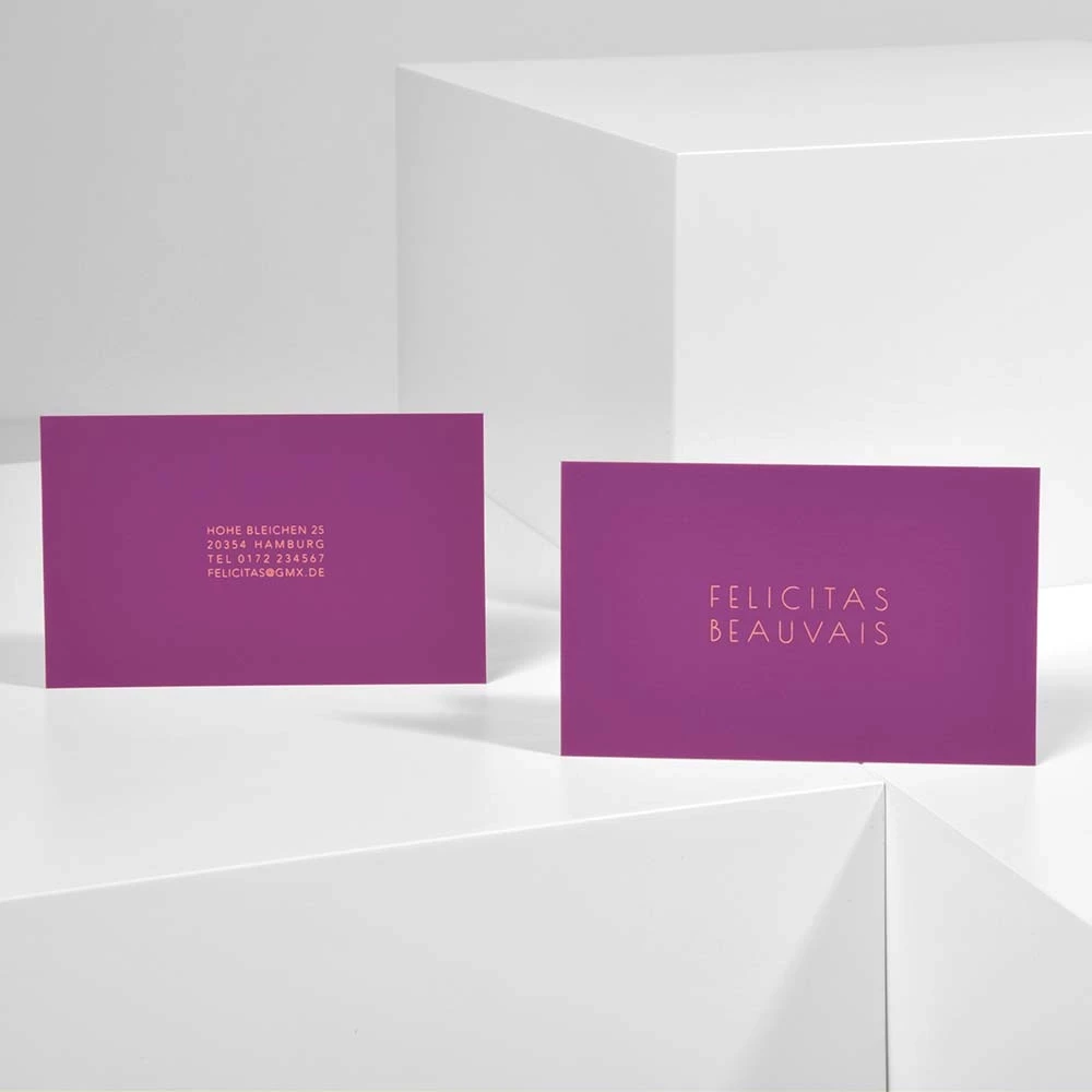 individuelle_visitenkarten_felicitas_beauvais_1 100 custom business cards, Felicitas Beauvais