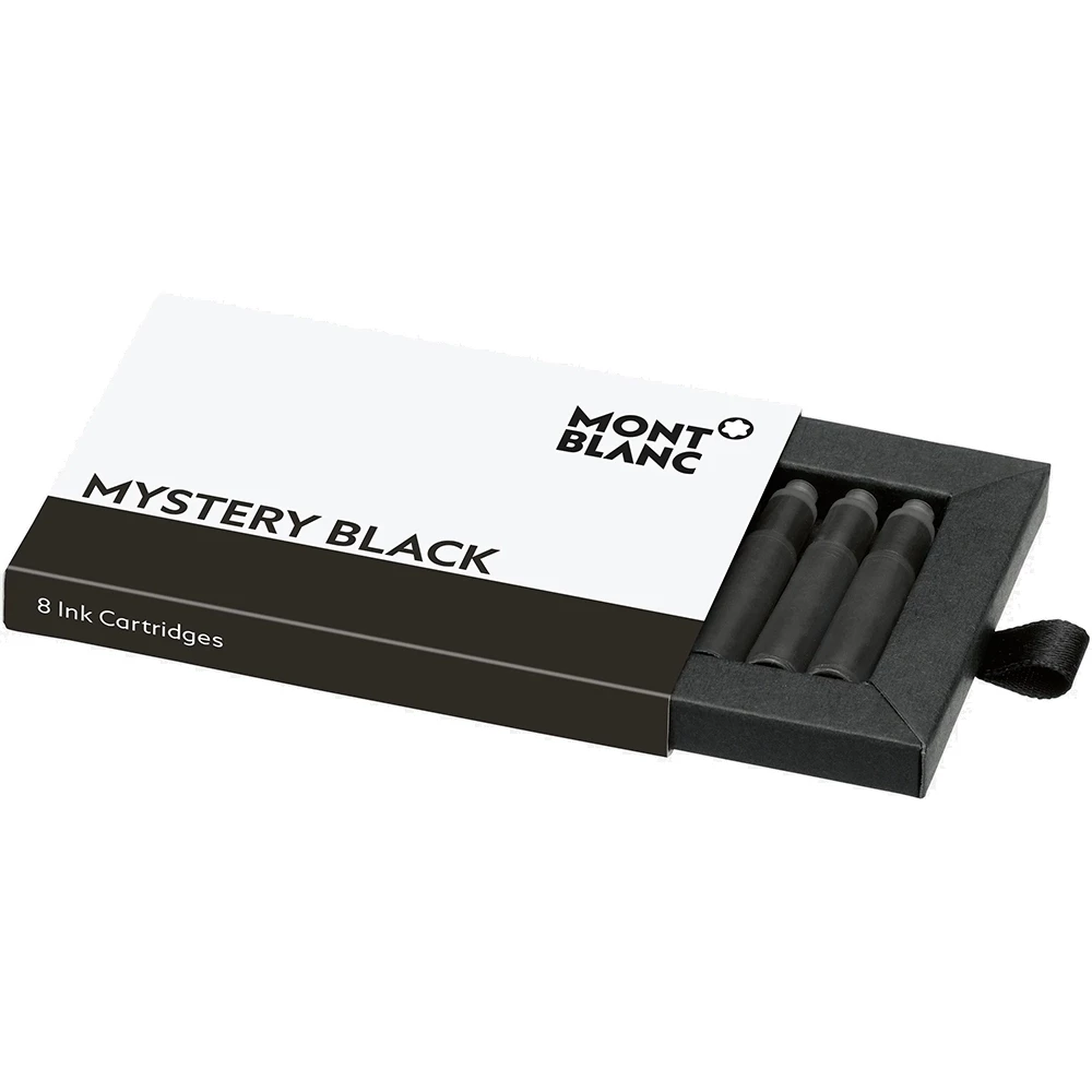 Montblanc Ink Cartridges, 8 pcs., mystery black