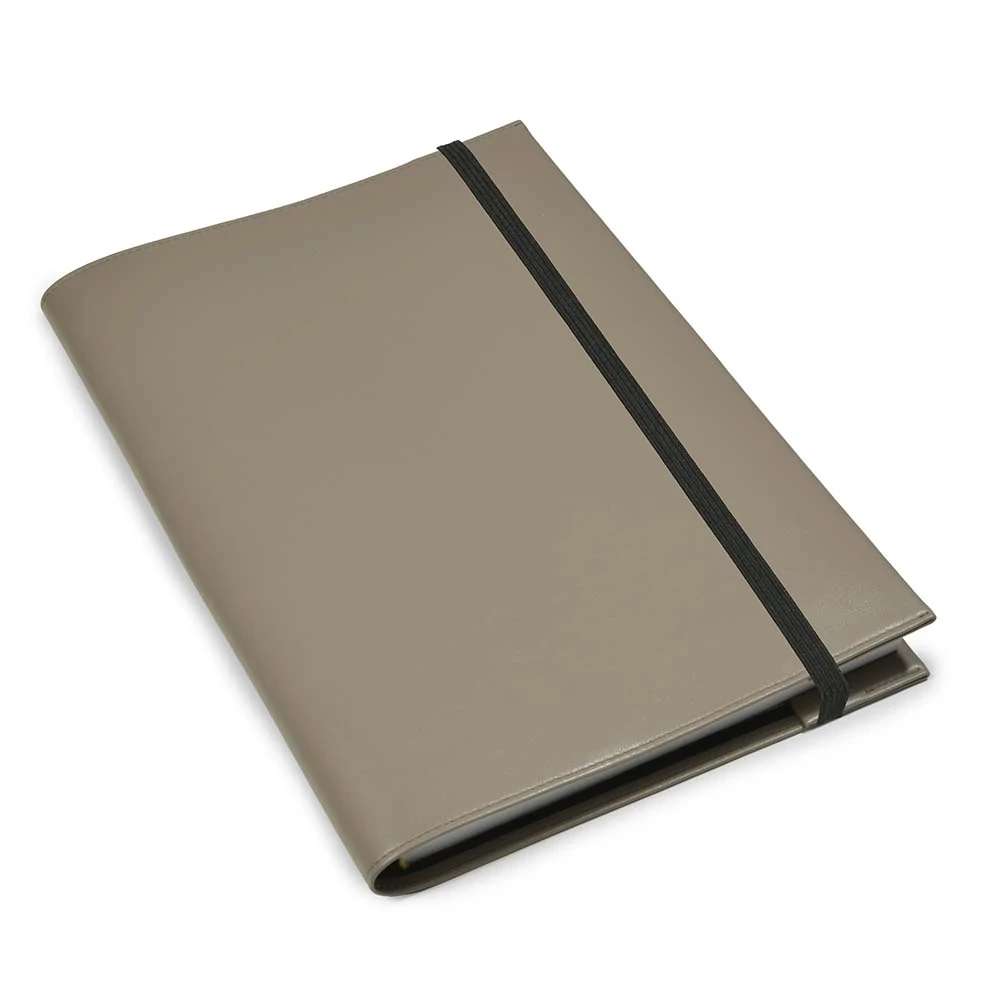 Book cover A4 for LEUCHTTURM1917 notebooks, leather, taupe
