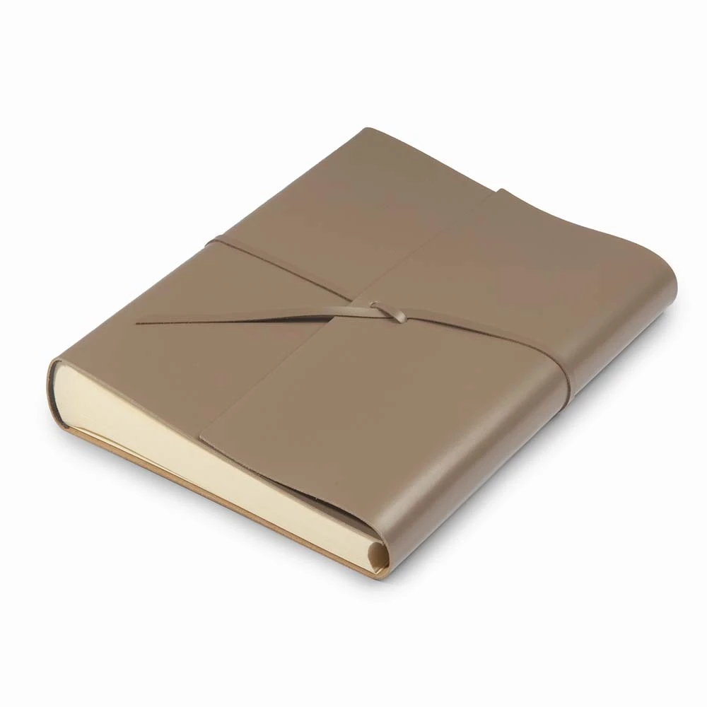 Photo Album, 50 pages, leather cover, 23x30 cm, latte