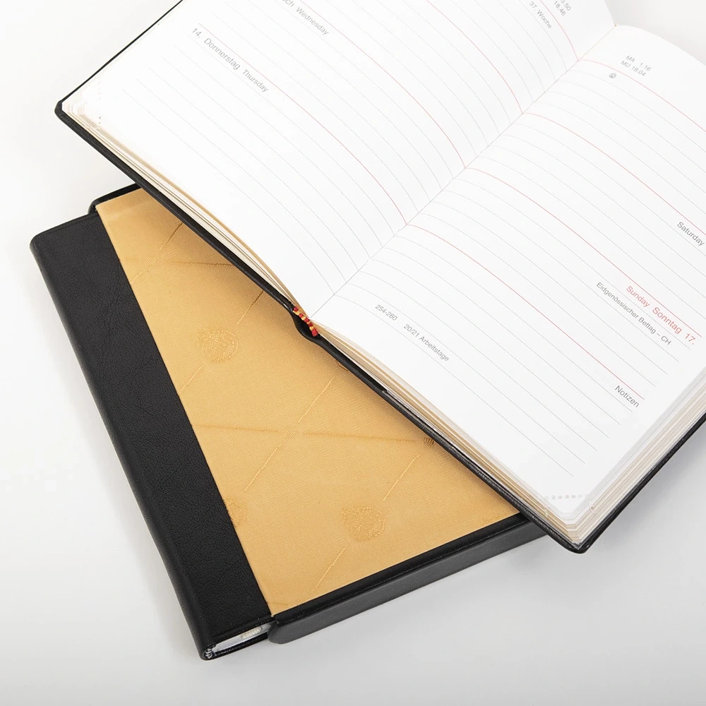 Edition C weekly calendar 2026 Verona black Luxury Gold
