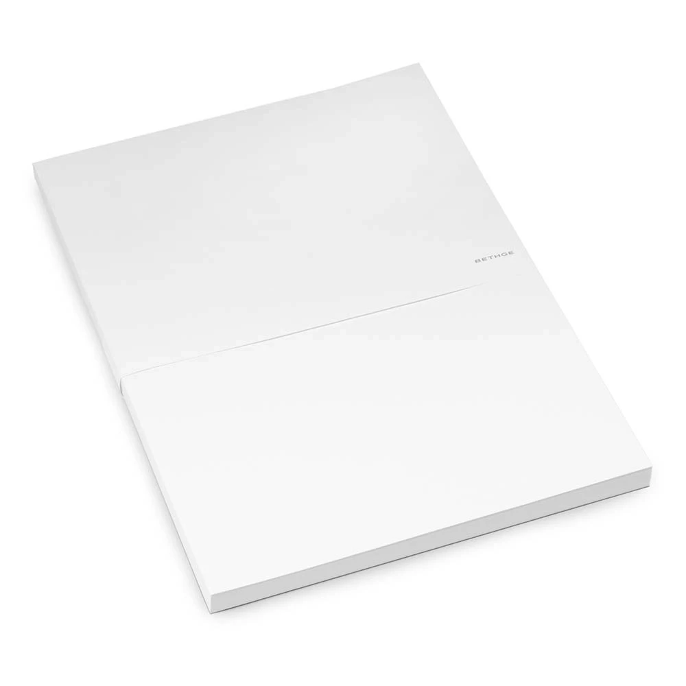 100 letterheads A4, BlancBlanc
