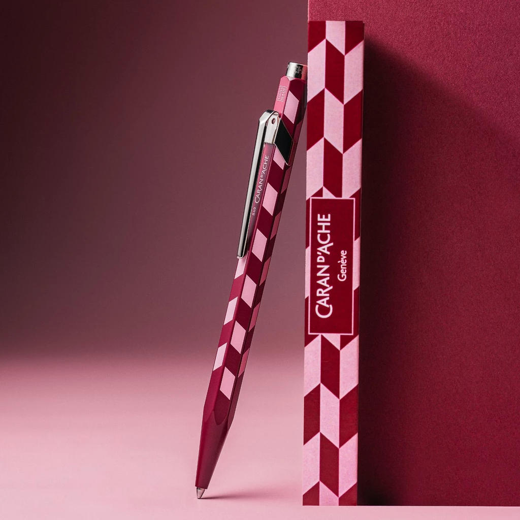 Ballpoint Pen - red - Caran d'Ache 849 Mosaic 
