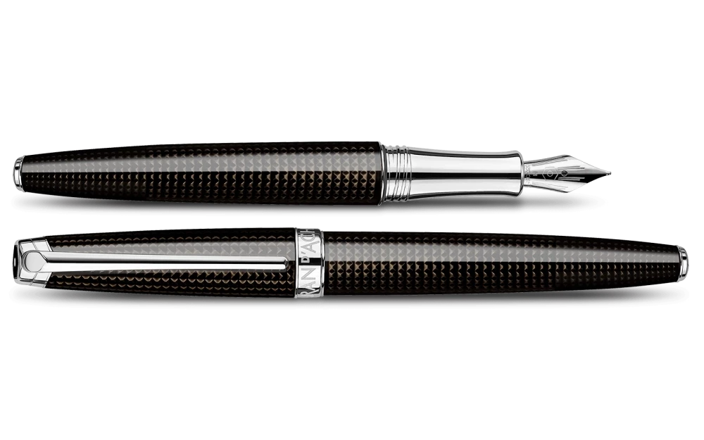 Caran d'Ache Léman De Nuit Fountain Pen, black, nib M
