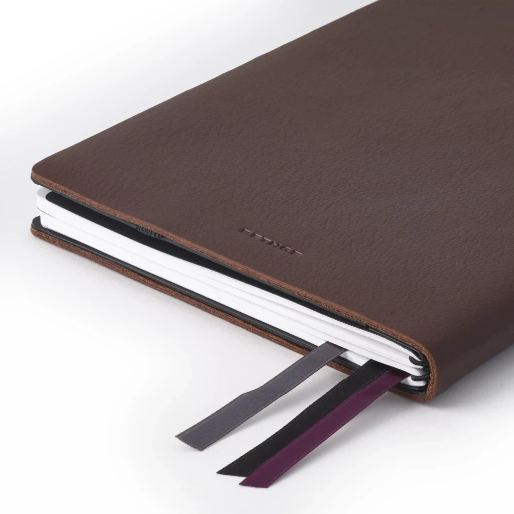 Whitebook, soft calf leather,  MX, capuchino