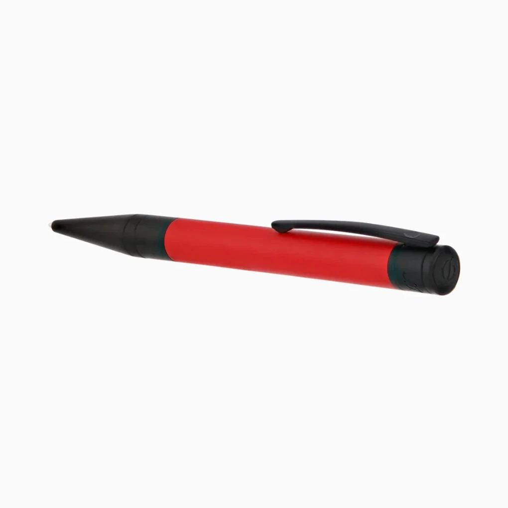 S.T. Dupont D-Initial Ballpoint Pen, matt red/black