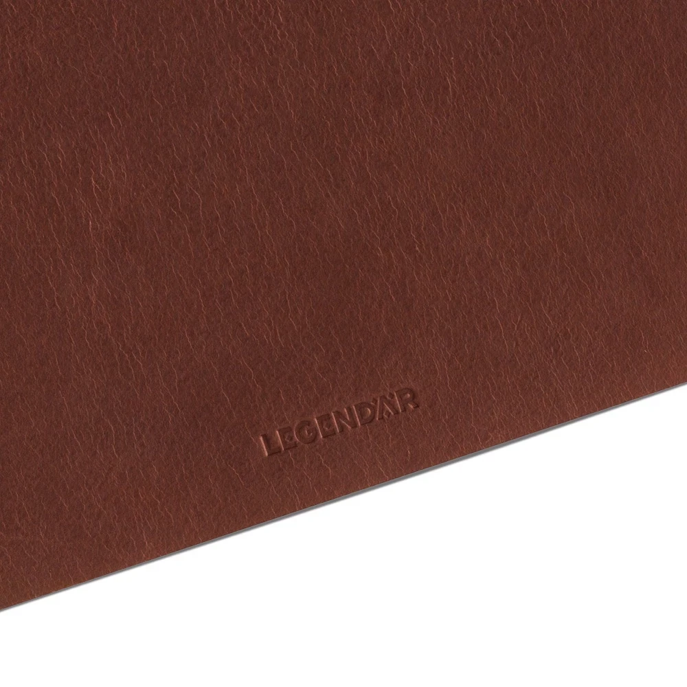 LEGENDÄR SLYDE Mouse Pad, leather, brown