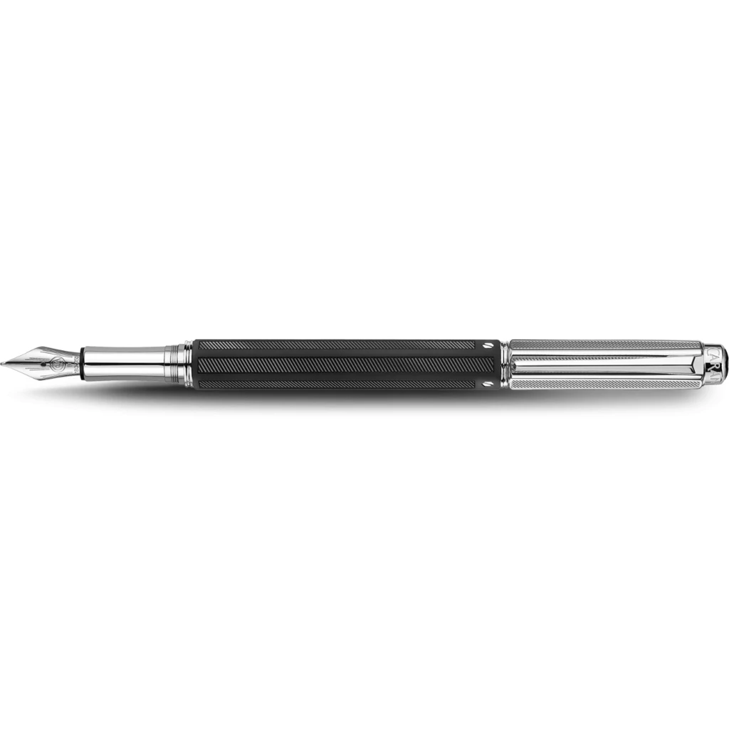 Caran d'Ache Varius Rubracer Fountain Pen, black, B nib