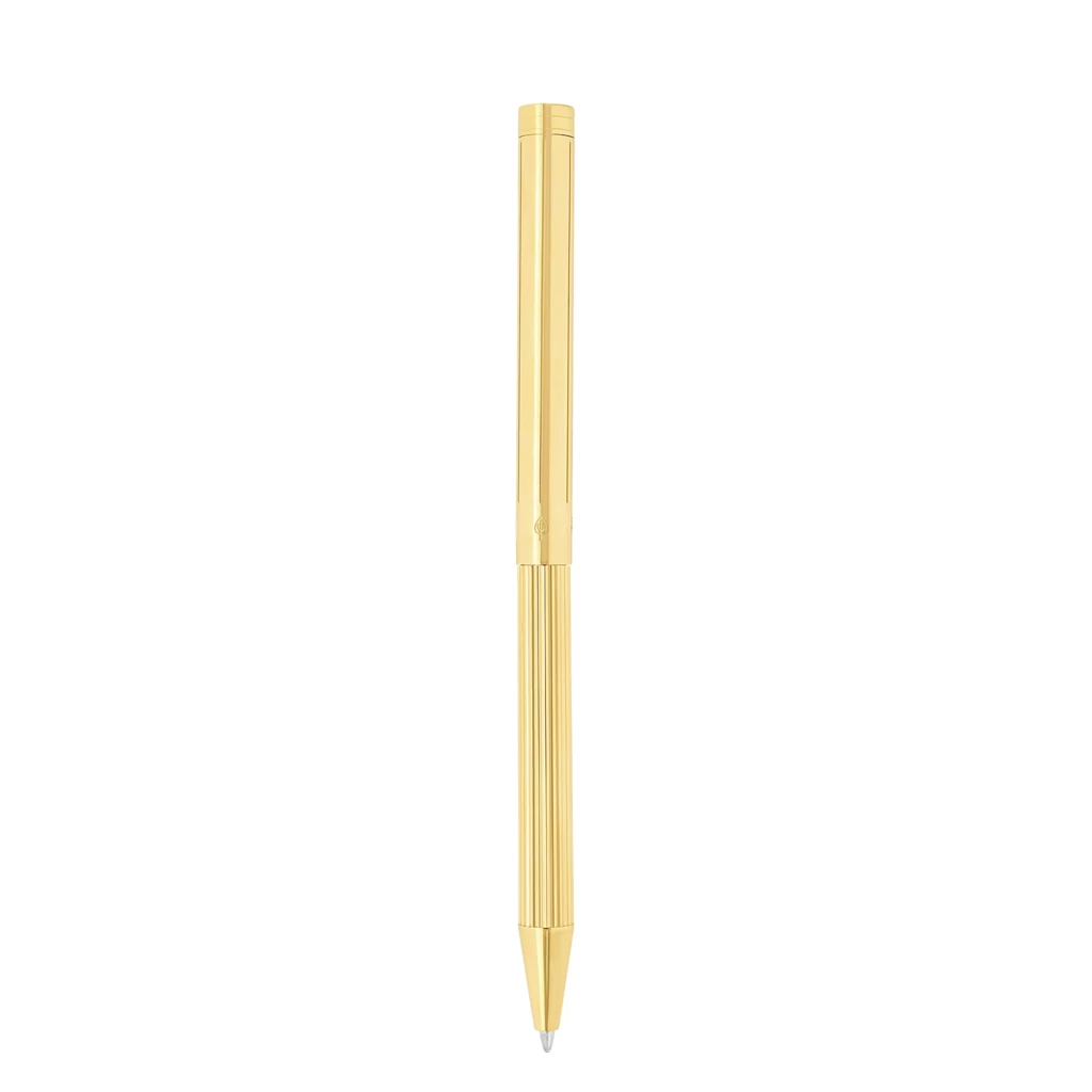 S.T. Dupont Classique Ballpoint Pen Lines Gold