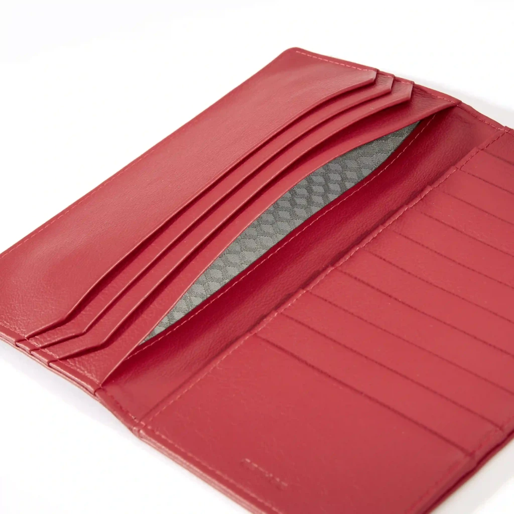 Slim Wallet, 10 cc, Kollektion 1977, leather, red