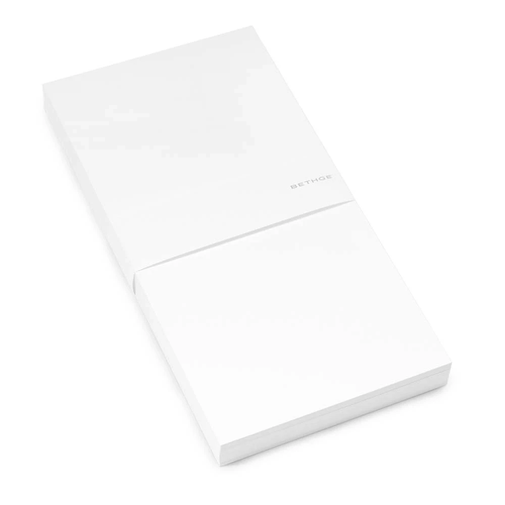 50 long DIN cards, BlancBlanc