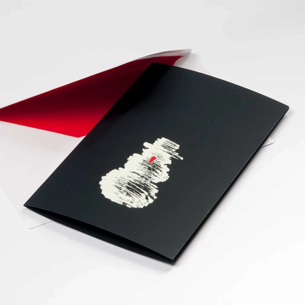 Christmas card snowman