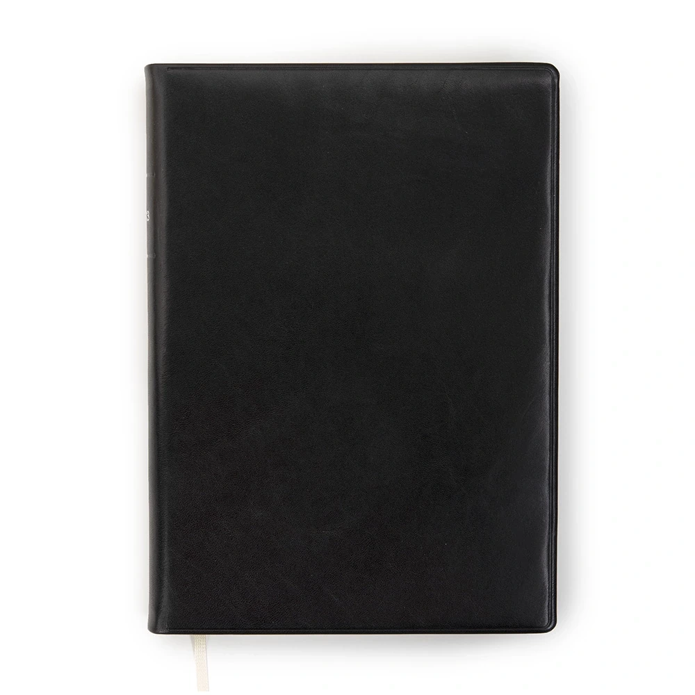 Konsul weekly calendar 2026 faux leather TeBeskin onyx black