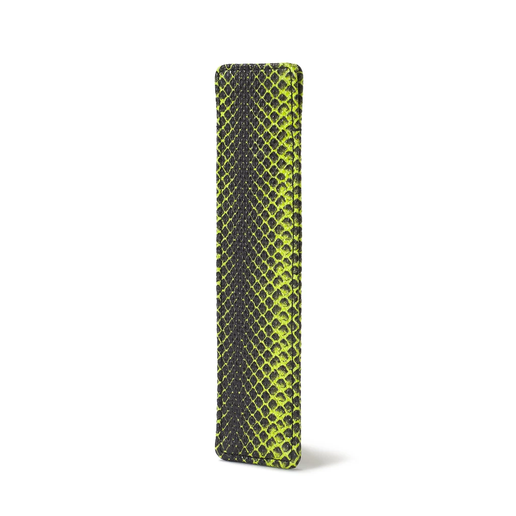 Pen Case Single Leather Green Viper