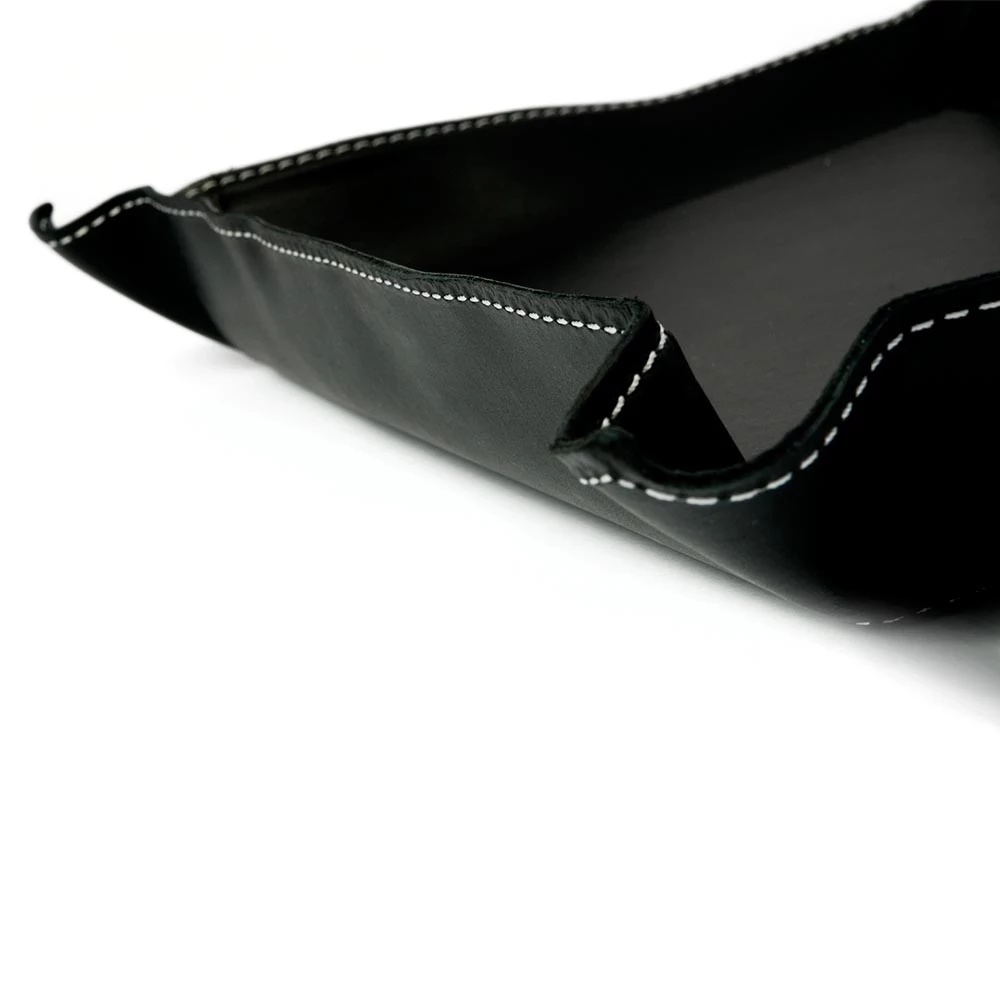 leder_taschenleerer_rechteckig_5 Valet tray rectangular, leather, 32 x 24 cm, clay