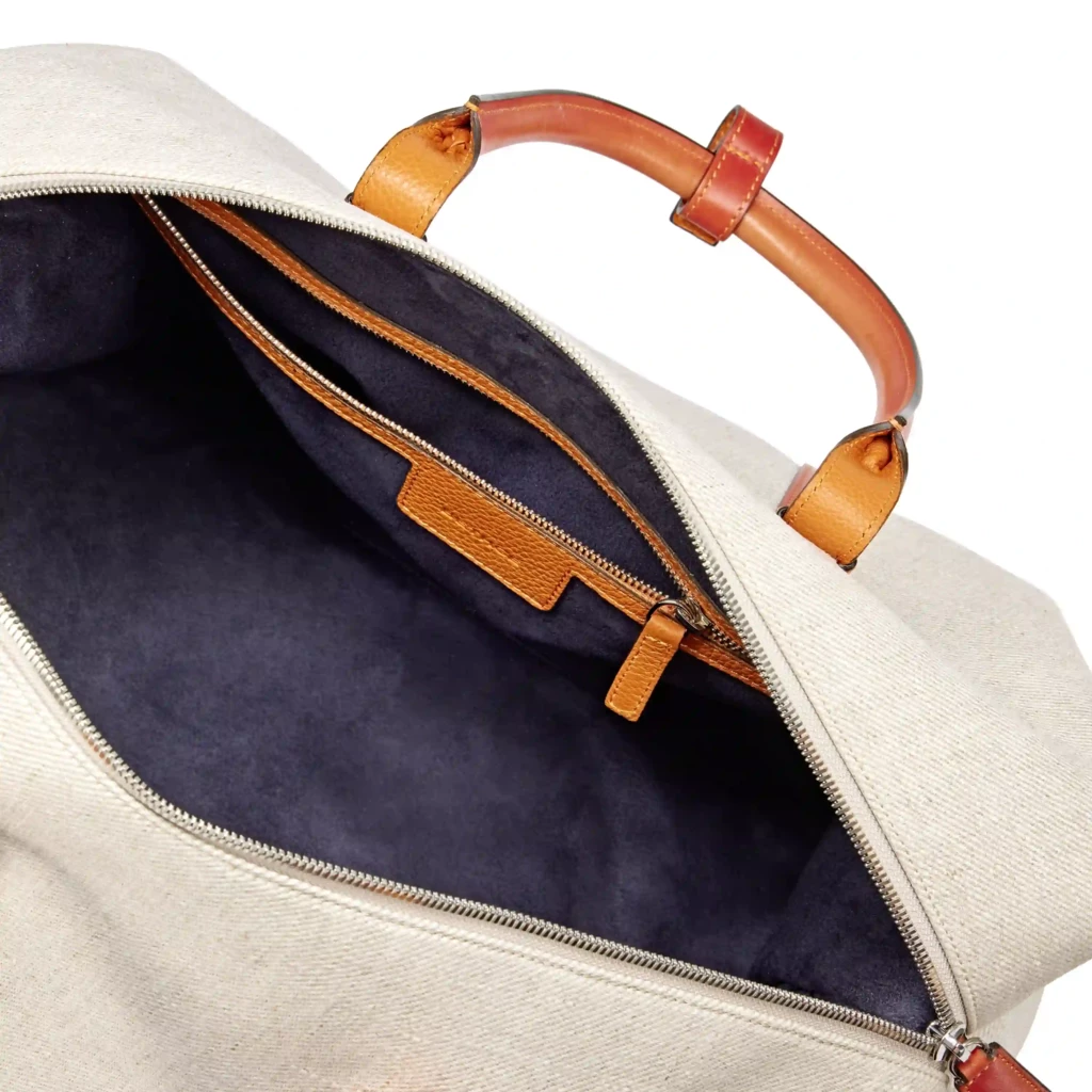 Travel Bag Porto Cervo, leather, orange