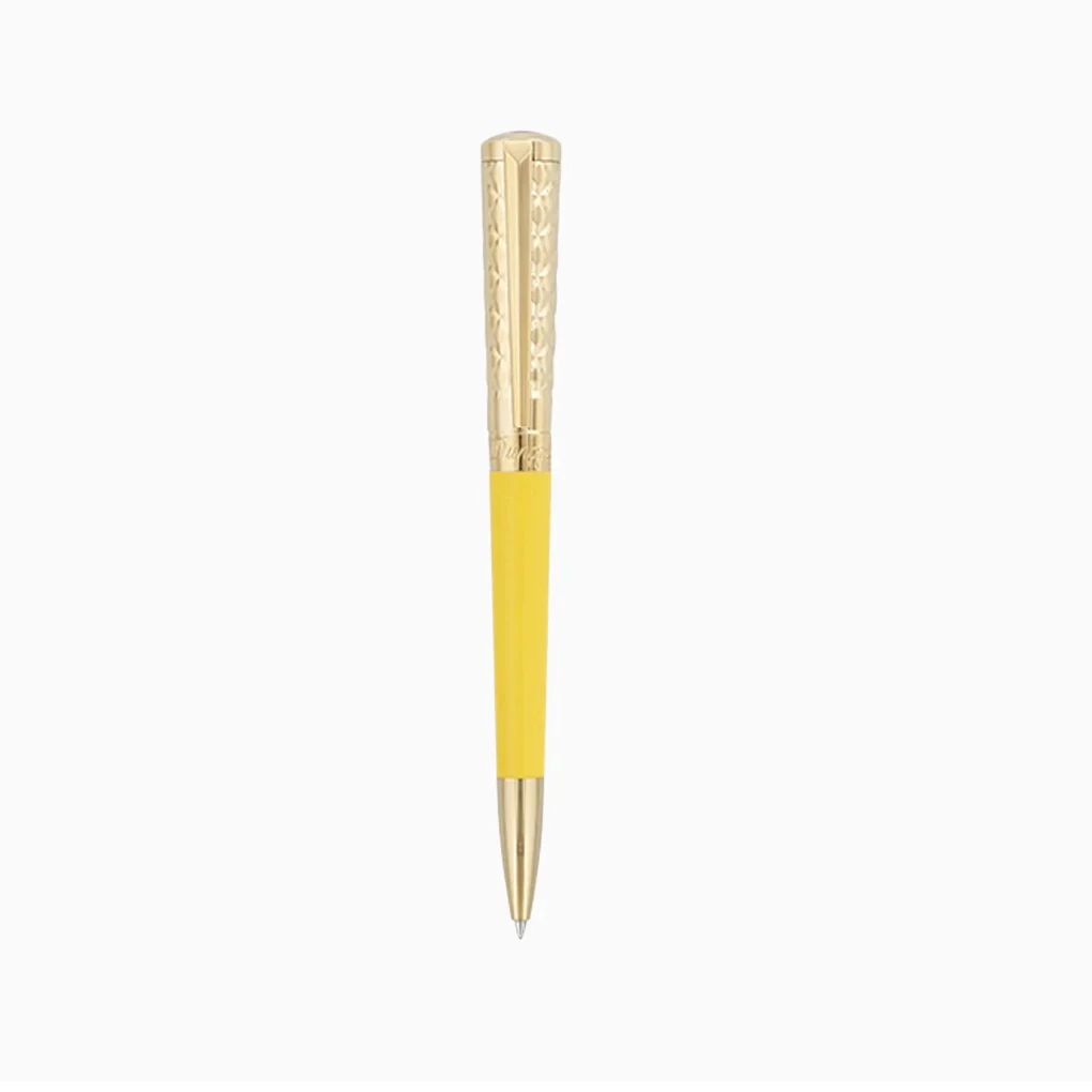 S.T. Dupont Liberté Ballpoint  Pen, yellow/gold