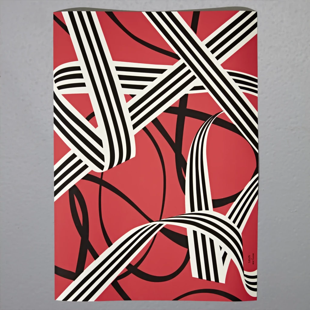 SALON x Bethge Christmas Paper Ribbon, 50 x 70 cm, 3 sheets