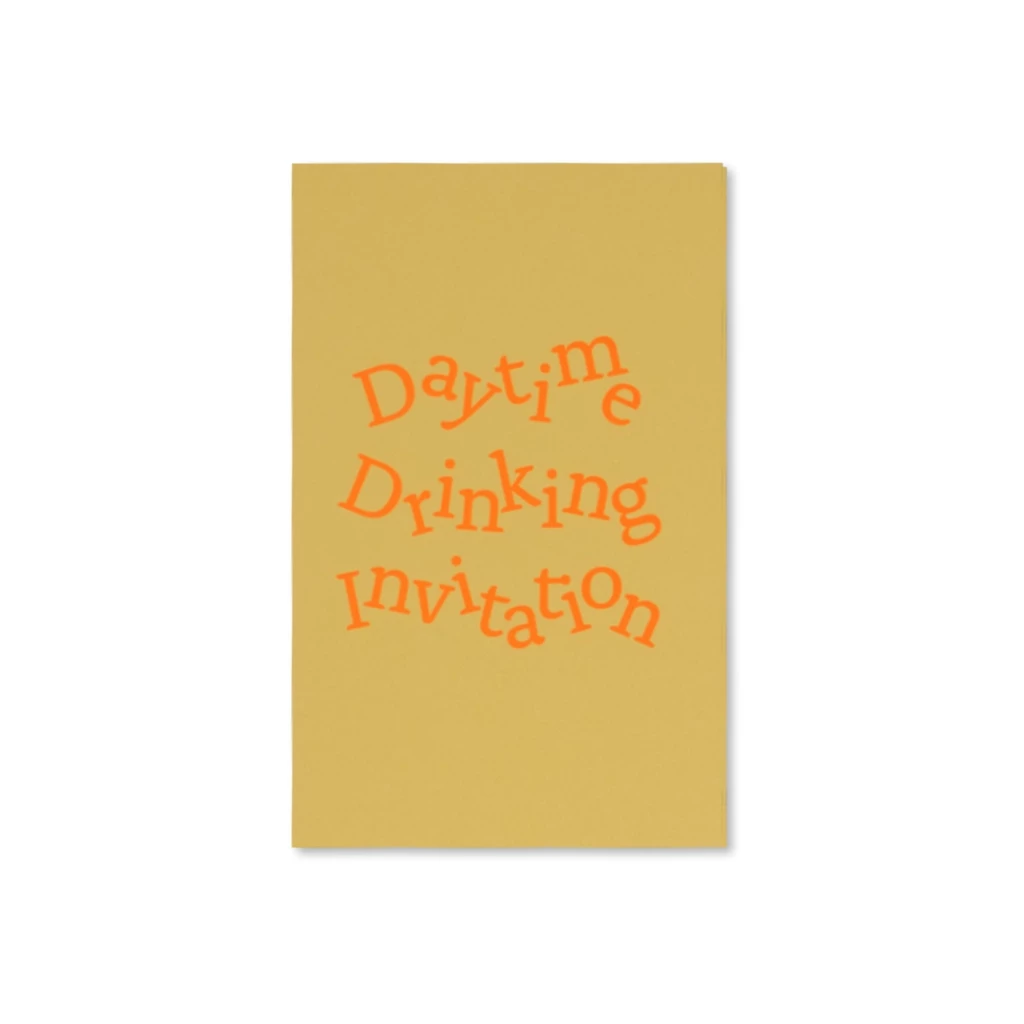 Greeting card set Daytime Drinking Invitation Mini with 5 cards
