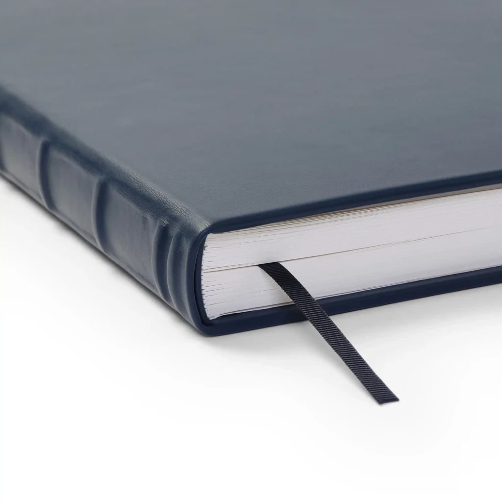Guest Book, 144 pages, leather, A4, black