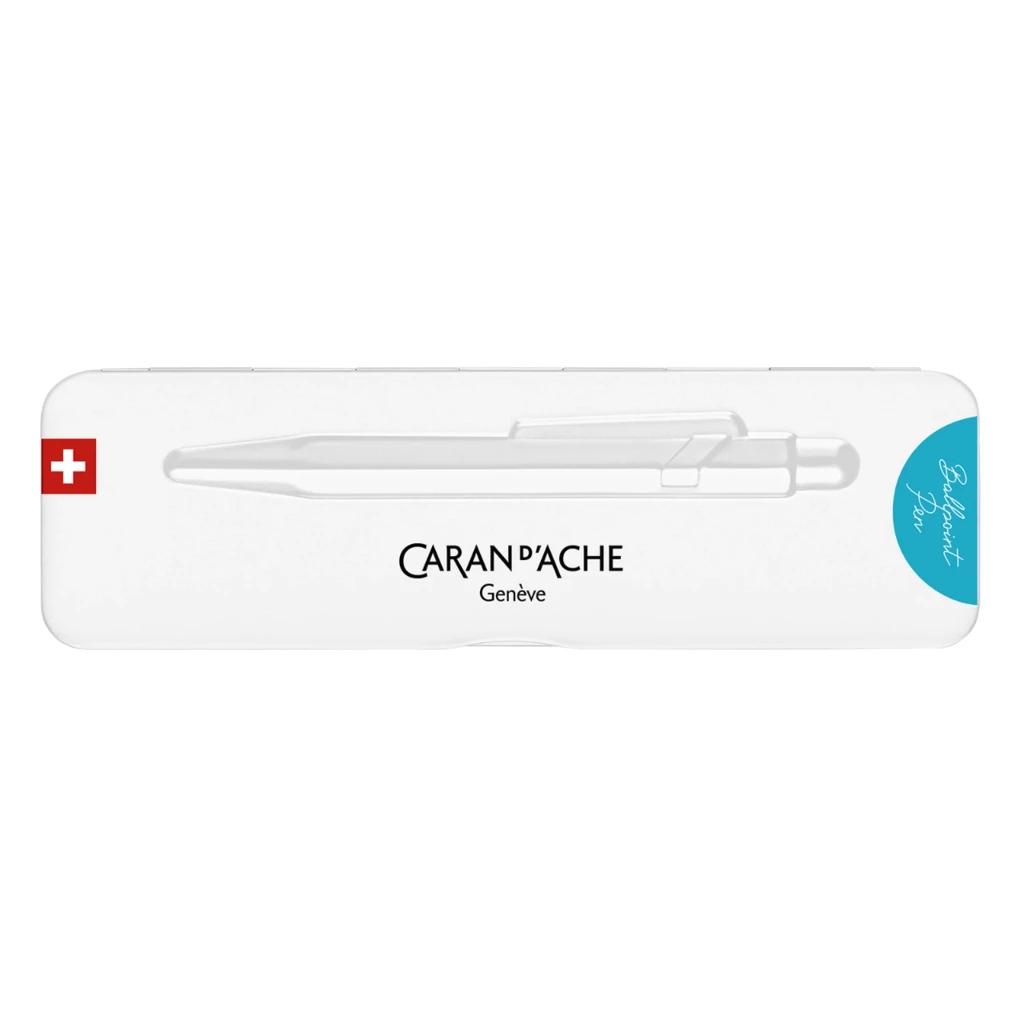 Caran d'Ache 849 Colormat-X Ballpoint Pen, turquoise