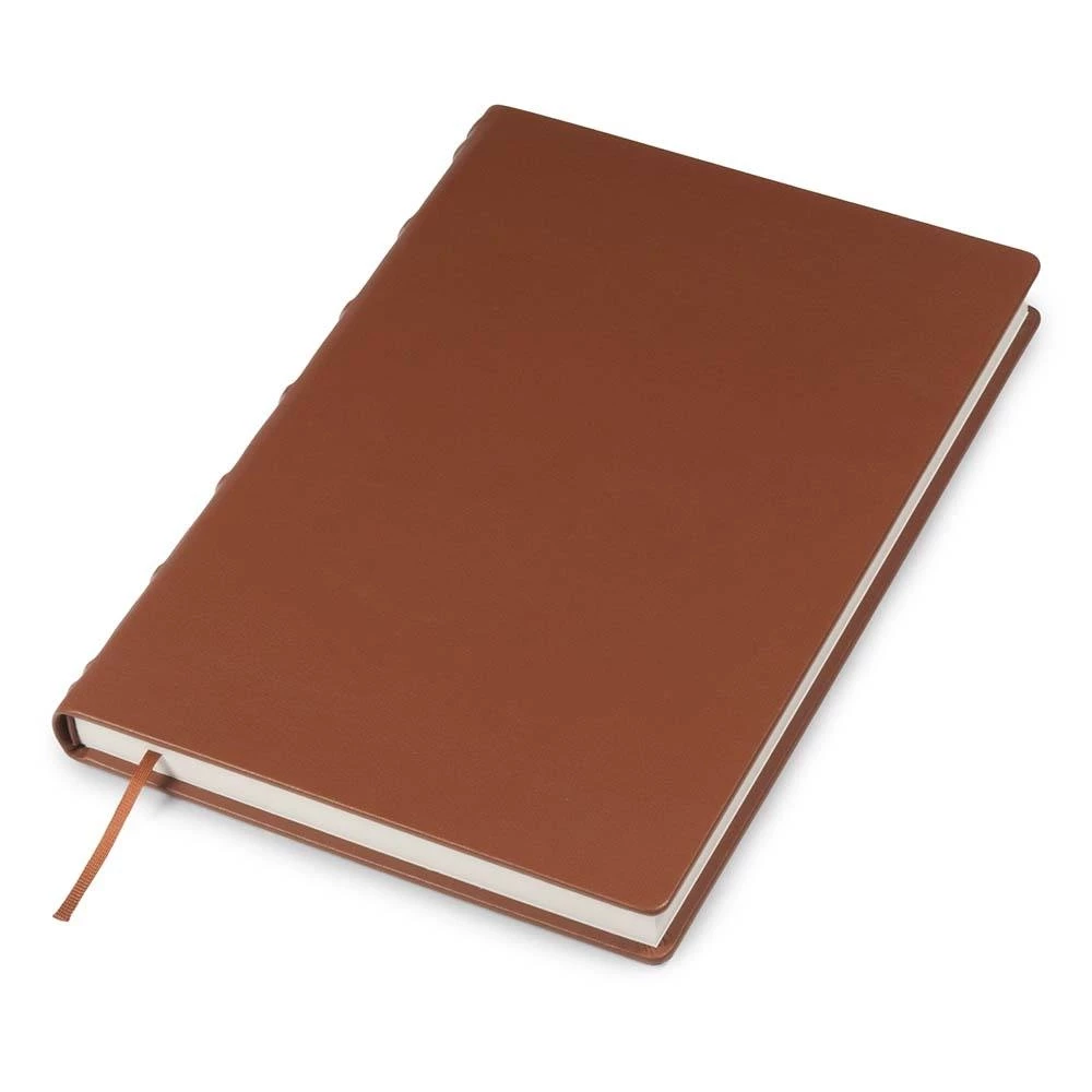 Guest Book, 144 pages, leather, A4, brandy